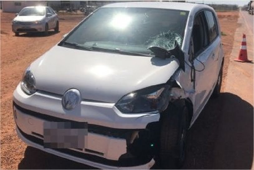 Homem morre atropelado por carro na BR-163, no Mato Grosso