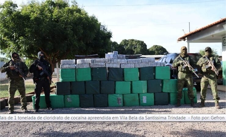 Gefron apreendeu 7,7 toneladas de entorpecentes de janeiro a maio