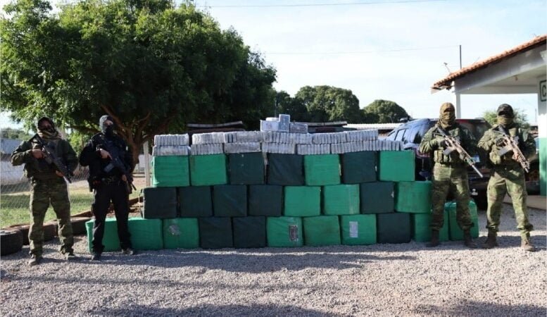 Gefron apreende mais de sete toneladas de drogas em região de fronteira com Bolívia