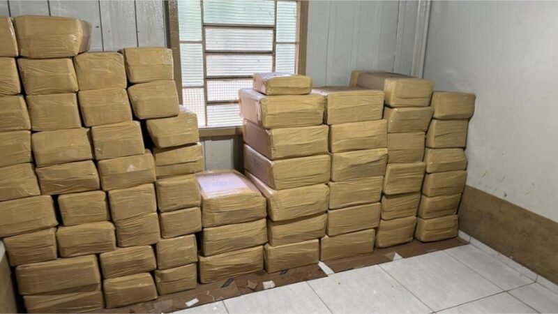 Polícia Federal apreende aproximadamente duas toneladas de drogas em Ponta Porã/MS