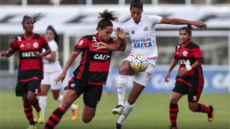 Santos vence o Flamengo e leva vantagem por uma vaga na semifinal do Brasileirão Feminino