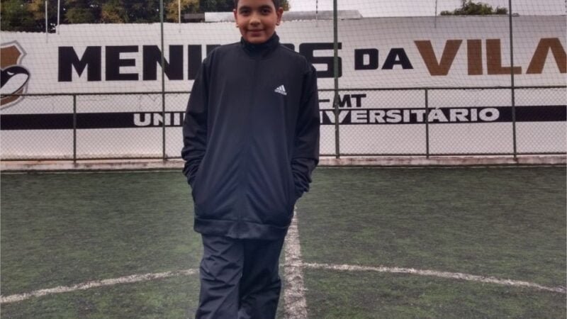 Garoto de MT disputa torneio no Santos e sonha com a Seleção