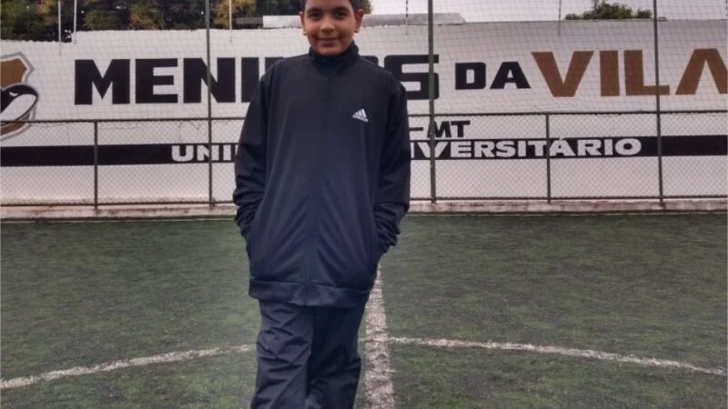 Garoto de MT disputa torneio no Santos e sonha com a Seleção
