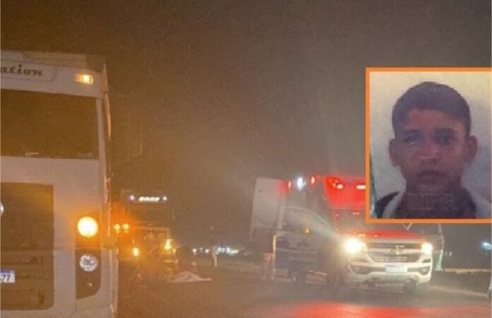 Menor morre ao ser atropelado por caminhão na BR-163 em Matupá; motorista fugiu