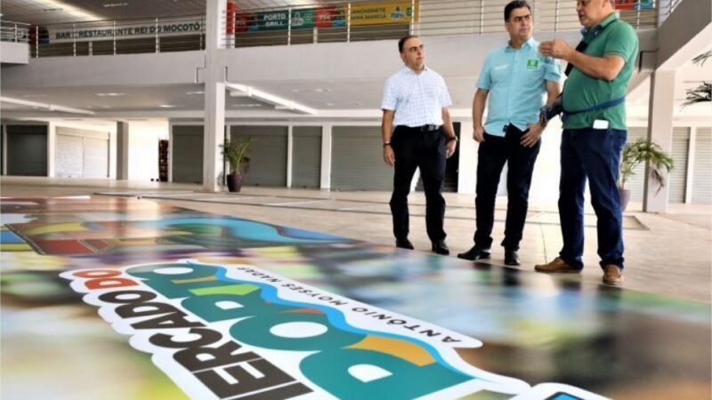 Prefeito de Cuiabá vistoria obras do Mercado do Porto para garantir qualidade total