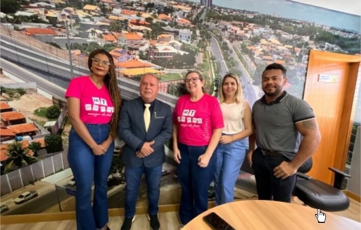 Presidente da Câmara e MT Mamma fecham parceria para conscientizar servidoras