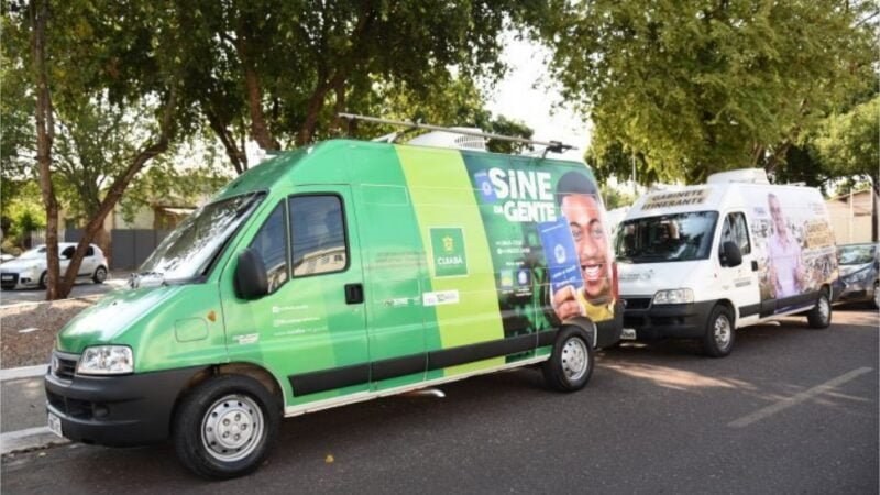 Van do Sine da Gente atenderá quarta, quinta e sexta em frente à Câmara Municipal