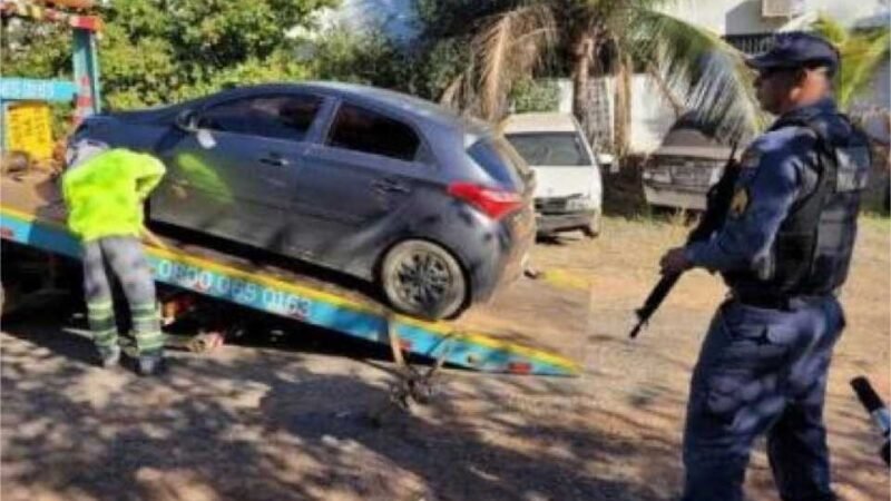 Suspeitos de roubar HB20 em Sorriso são presos na fuga despois de bater em carreta