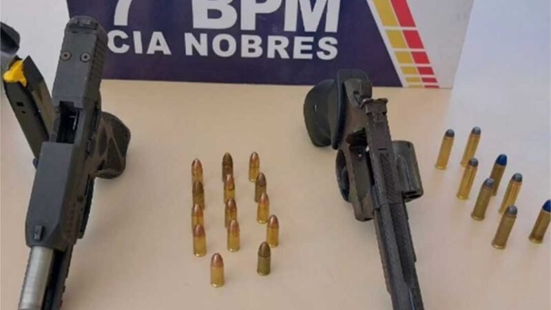 Após tentativa de homicídio, PM prende integrantes de facção criminosa e apreende armas e munições