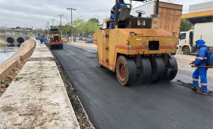 Governo de MT começa revitalização da Avenida 8 de Abril em Cuiabá
