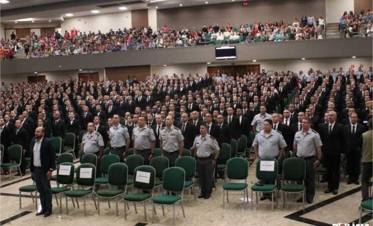 Polícia Militar realiza aula inaugural do curso de formação de 560 alunos soldados e oficiais