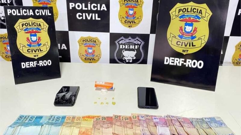 Polícia Civil prende casal e apreende adolescente por envolvimento com o tráfico de drogas