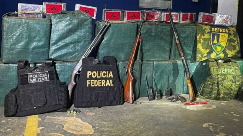 Policiais de MT e Rondônia apreendem droga avaliada em R$ 11 milhões