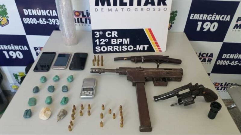 Polícia prende integrantes de facção criminosa e apreende armas e munições