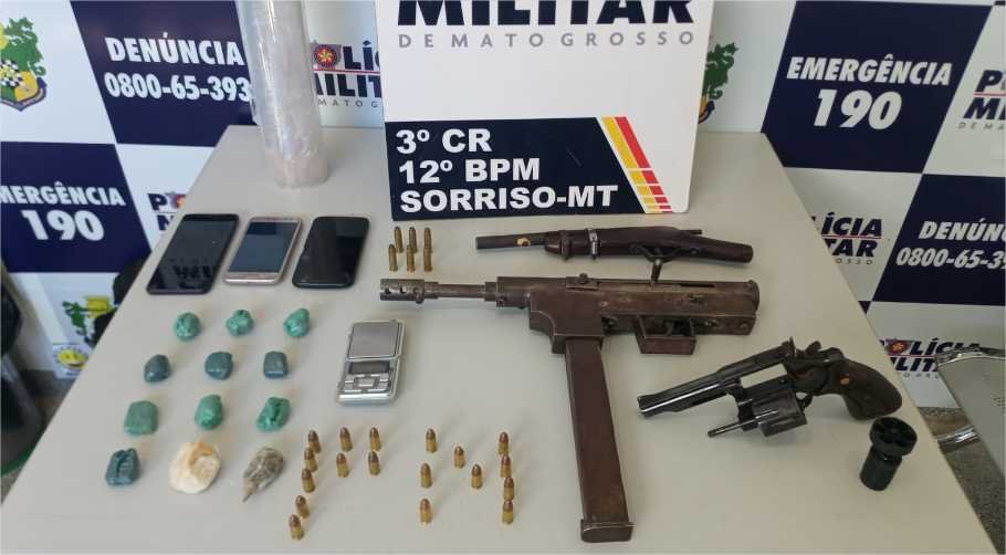 Polícia prende integrantes de facção criminosa e apreende armas e munições