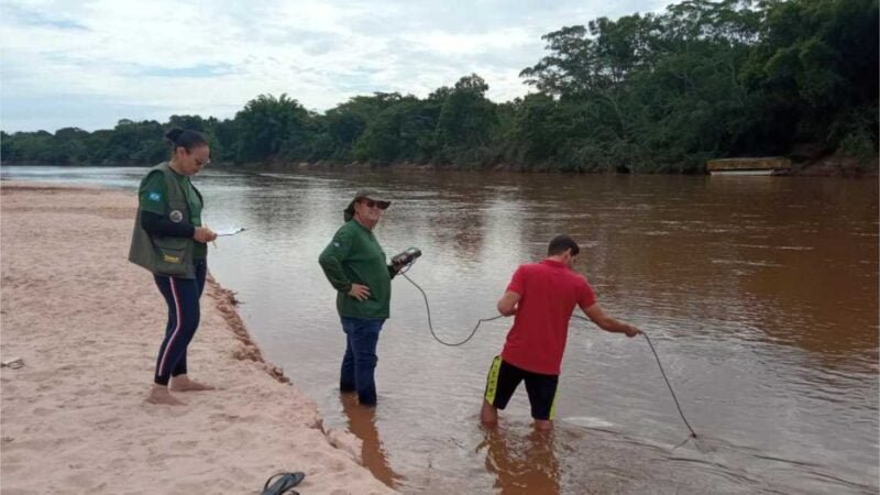 Sema analisa praias de Barra do Garças e Pontal do Araguaia em campanha de balneabilidade