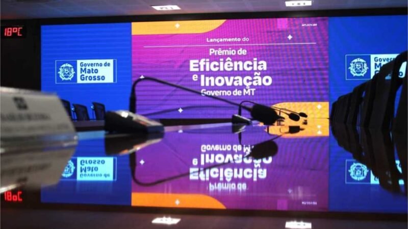 Inscrições abertas para Prêmio de Eficiência e Inovação do Governo de MT