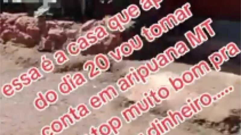 Perfil no TikTok recruta mulheres para trabalho em prostíbulo próximo a garimpo de MT