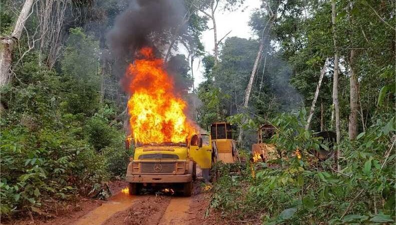 Justiça proíbe Sema de destruir maquinários apreendidos em operações contra crimes ambientais em MT