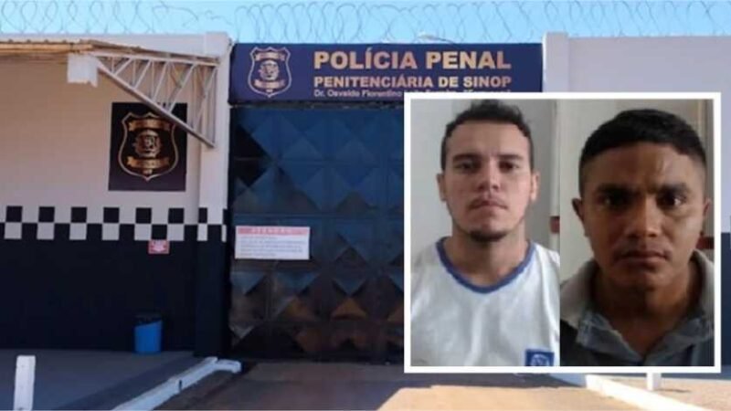 Dois presos fogem do presídio de Sinop durante trabalho externo