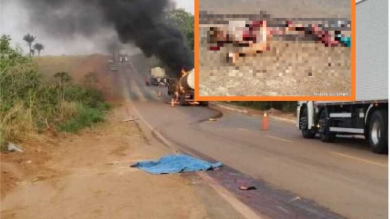 Motociclista de 80 anos morre ‘despedaçado’ em acidente com caminhão; veja vídeo