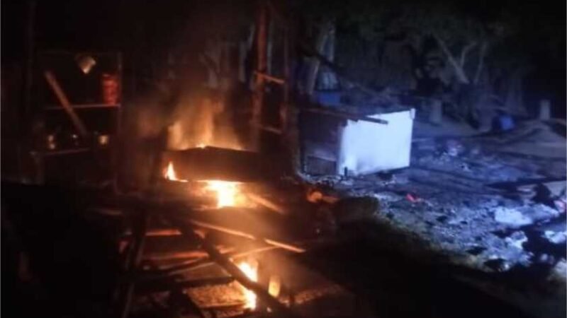 Irmãos com mandado de prisão em aberto são presos após um deles atear fogo em acampamento em Paranaíta