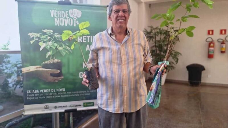 Projeto Verde Novo distribui mudas de plantas durante Encontro de Sustentabilidade no TJMT