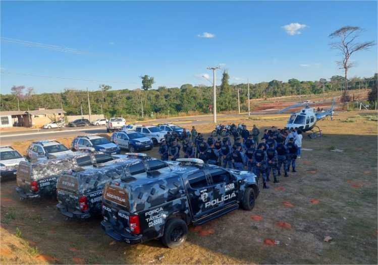 Forças de segurança reforçam policiamento para intensificar combate a crimes em Sorriso