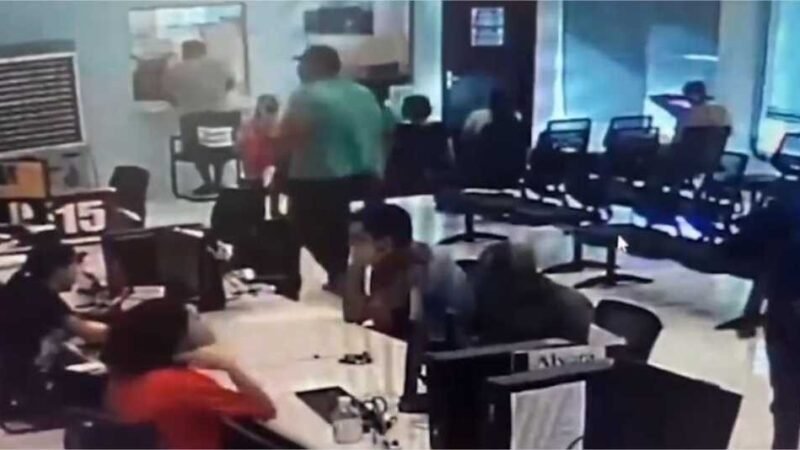 Vídeo mostra ação criminosa de dupla que tentou incendiar Prefeitura de Rondonópolis; veja