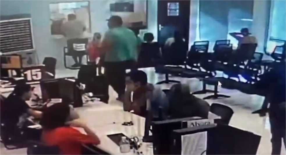 Vídeo mostra ação criminosa de dupla que tentou incendiar Prefeitura de Rondonópolis; veja