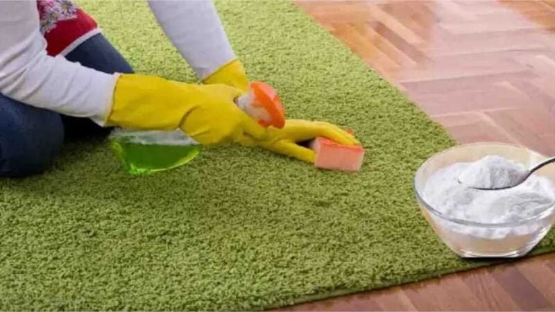 Veja por que você deve polvilhar bicarbonato de sódio nos tapetes de sua casa