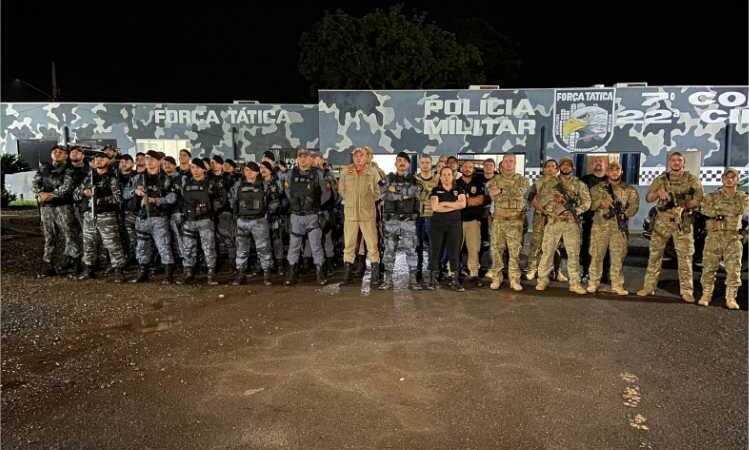 Sesp envia unidades especializadas para reforçar policiamento e ações de repressão em Tangará da Serra