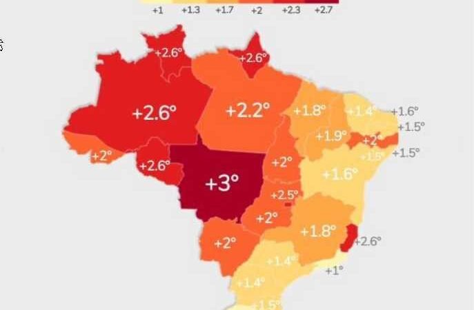 Estudo suíço indica que temperaturas acima de 46º C devem se tornar rotina em Cuiabá até 2050