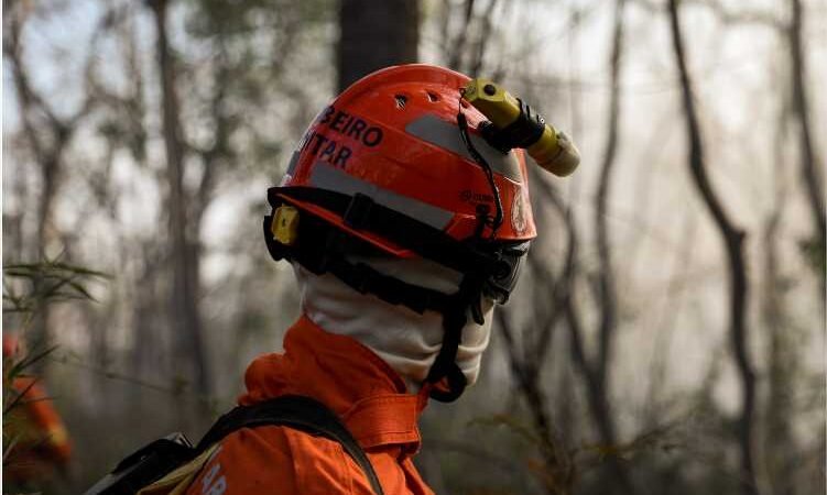 Corpo de Bombeiros controla incêndio no Pantanal