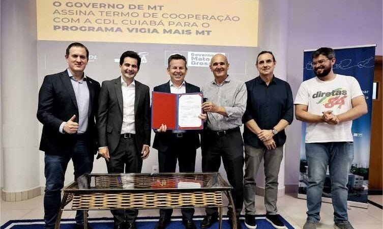 Parceria entre Governo de MT e CDL garantirá instalação de 300 câmeras na área central de Cuiabá