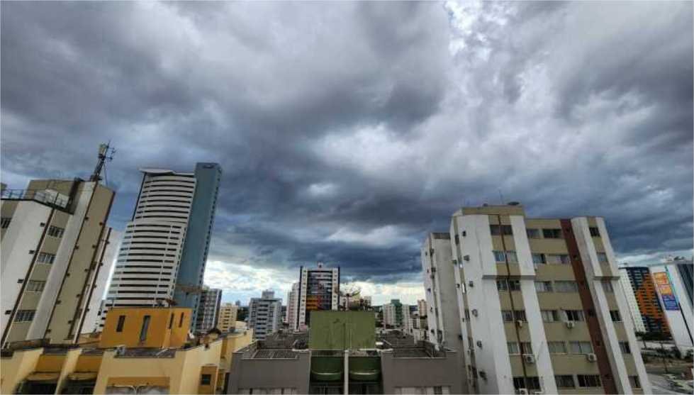 Chuva chega a Cuiabá nesta quarta-feira e refresco deve durar até o final de semana
