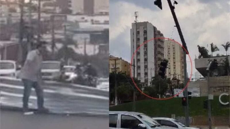 Tempestade rápida deixa prejuízo em alguns pontos de Cuiabá