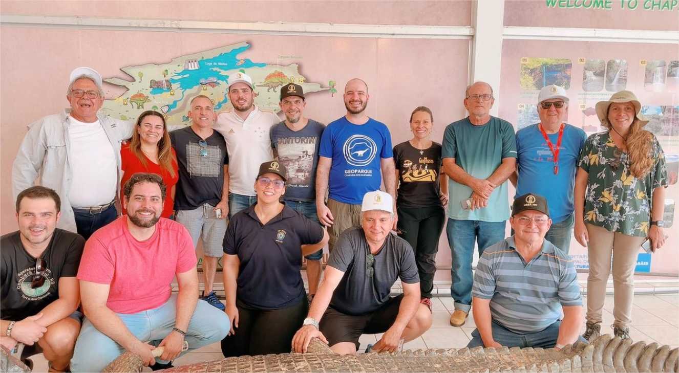 Crea-MT e coordenadores da CCEGEM fazem visita técnica no Geoparque Chapada dos Guimarães