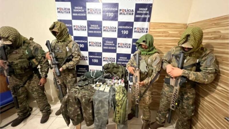 Casal é detido com armas durante operação que mira autores de roubos na região norte