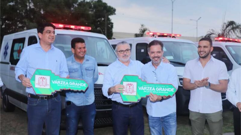 Várzea Grande terá seis ambulâncias avaliadas em 2 Milhões para fortalecer à Saúde Pública