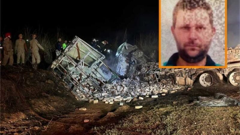 Ultrapassagem termina com morte de caminhoneiro na BR-163 em Várzea Grande