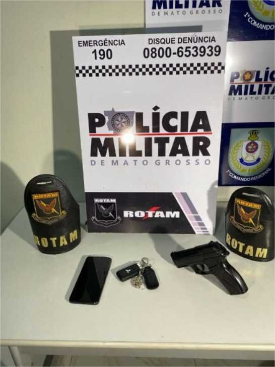 Menores são aprendidos pela Rotam ao tentar roubar carro e agredir idosa na Capital