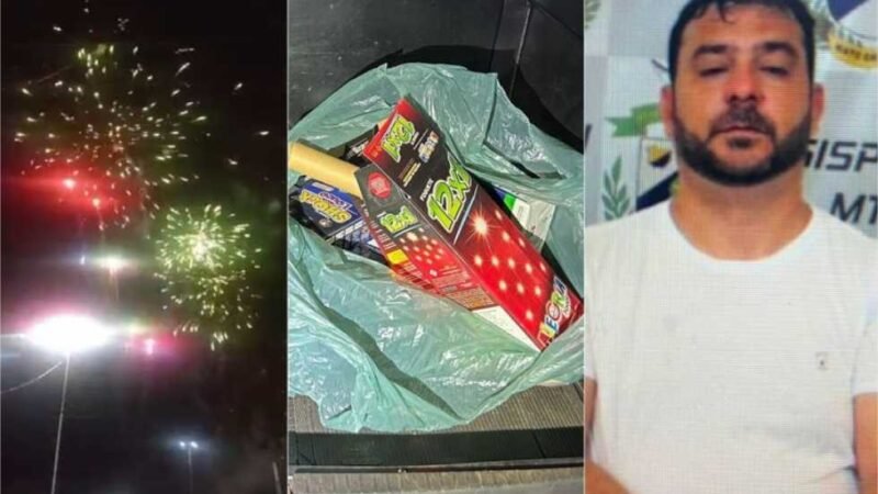 Facção solta fogos em homenagem a integrante que morreu