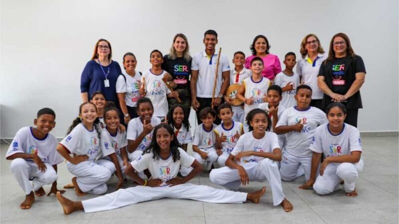 Primeira-dama de MT promove dia especial para alunos do programa SER Família Criança em Poconé