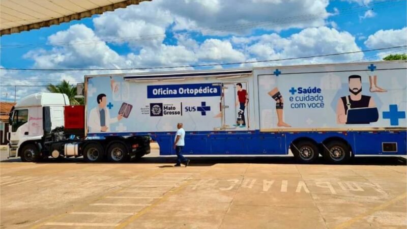 SES realiza coleta de sangue, entrega de cadeiras de rodas e orientação de saúde bucal em Rondonópolis