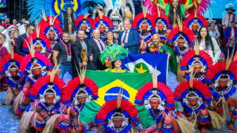 Grupo de MT é tetracampeão mundial de folclore na Coreia