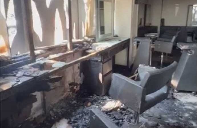 Salão Velvet pega fogo em Cuiabá alvo de possível incêndio criminoso; veja vídeo