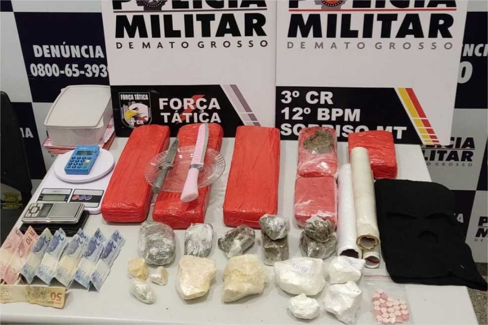 Integrantes de facção criminosa são presos por tráfico em MT
