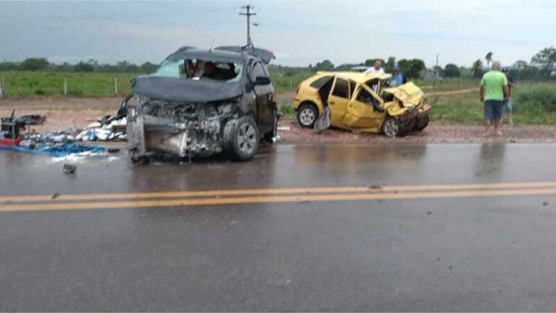 Bebê de três meses morre e sete pessoas ficam feridas em grave acidente na MT-320