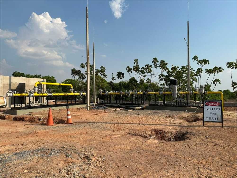 Executada pelo Governo do Estado, obra do gasoduto de Cuiabá está 97% concluída